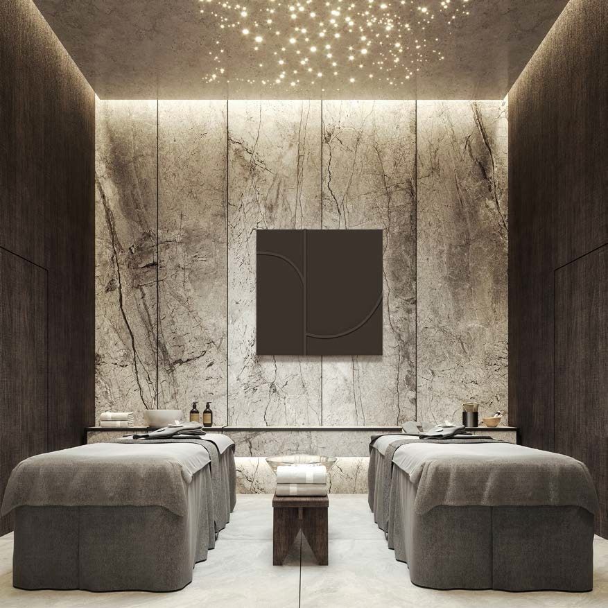 Panou TAI-LOR într-un salon de spa